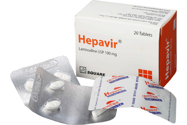 Picture of Tablet Hepavir 100 mg